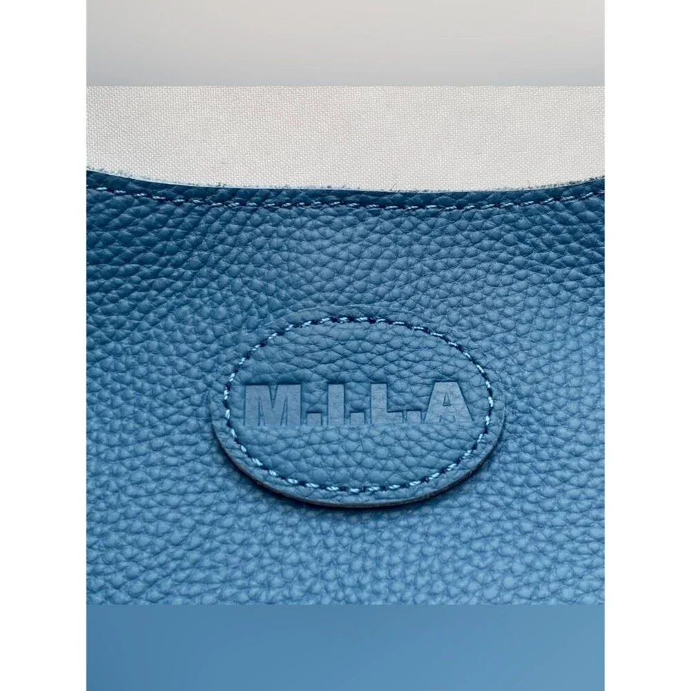 NWOT M.I.L.A Royal Blue Celina Leather High Quality Hobo Bag Best Selling Style
